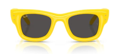 Sonnenbrille RAY BAN - 0RB4940 - Wayfarer puffer 683087 - Gelb - Größe(n) 47 (M)