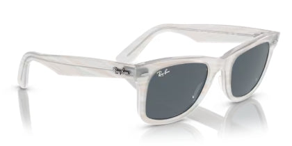 Sonnenbrille RAY BAN - 0RB2140 - Wayfarer - 1407R5 - Hellblau gestreift selbsttönend - Größe(n) 50 (L)