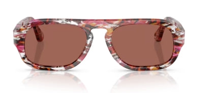 Sonnenbrille PERSOL - 0PO3369S - 1220H2 - Cyclamen/khaki - Größe(n) 56 (XL)
