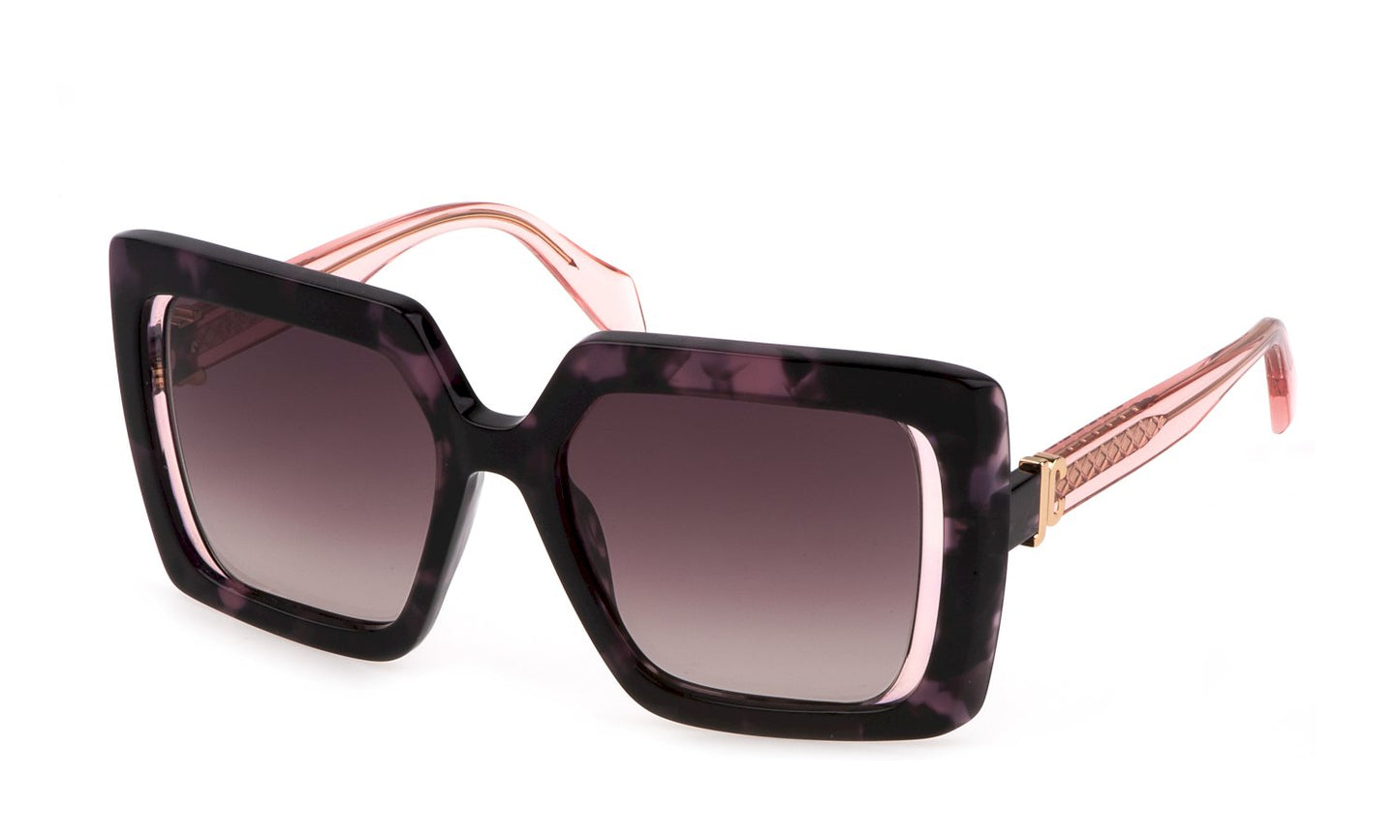 Sonnenbrille JUST CAVALLI - Sjc027 - sunglasses just cavalli - Farbe: 09SJ - SHINY TRANSP.VIOLET HAVANA