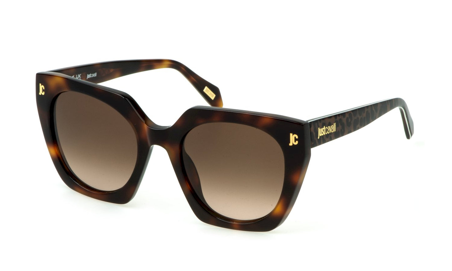 Sonnenbrille Just Cavalli - Sjc088 - sunglasses just cavalli - Farbe: 0752 - SHINY DARK HAVANA