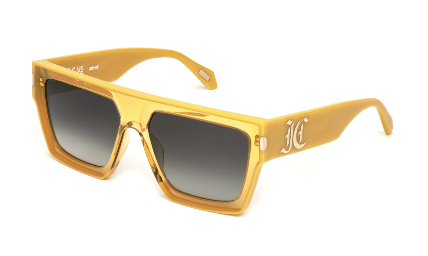 Sonnenbrille just cavalli - Sjc107v - 07CV - SHINY TRANSP.YELLOW - Größe 58