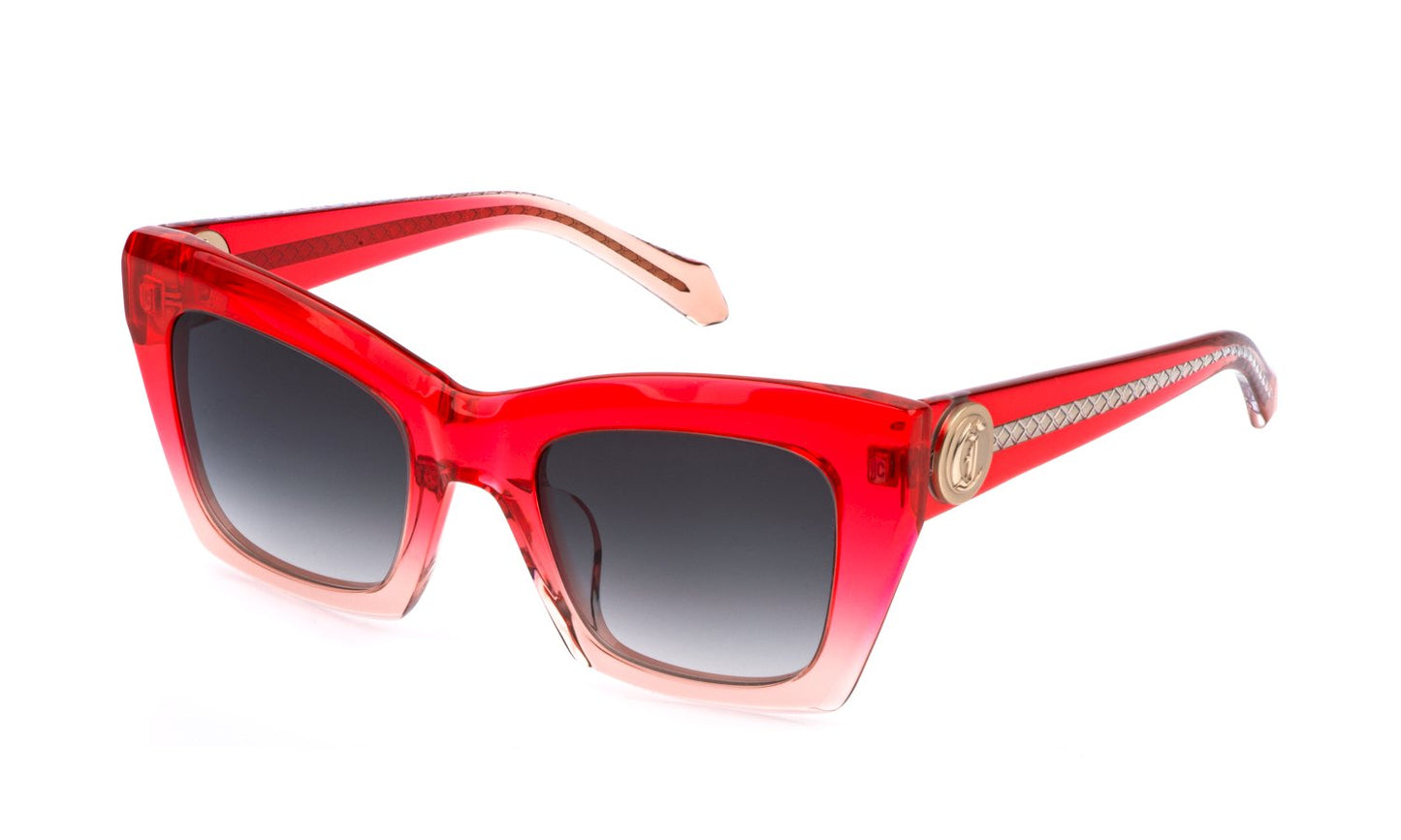 SONNENBRILLE JUST CAVALLI - Sjc144 - sunglasses just cavalli - Farbe: 09AF - SHINY CORAL GRAD.BEIGE