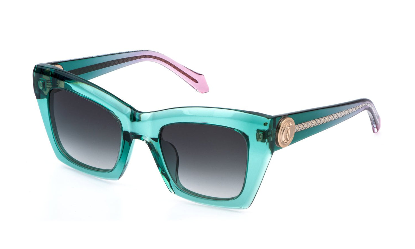 SONNENBRILLE JUST CAVALLI - Sjc144 - sunglasses just cavalli - Farbe: 0G61 - SHINY TRANSP.GREEN