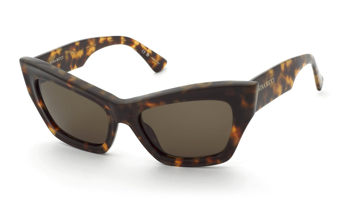 SONNENBRILLE NINA RICCI - Snr434 - sunglasses nina ricci - Farbe: 0745 - SHINY HAVANA