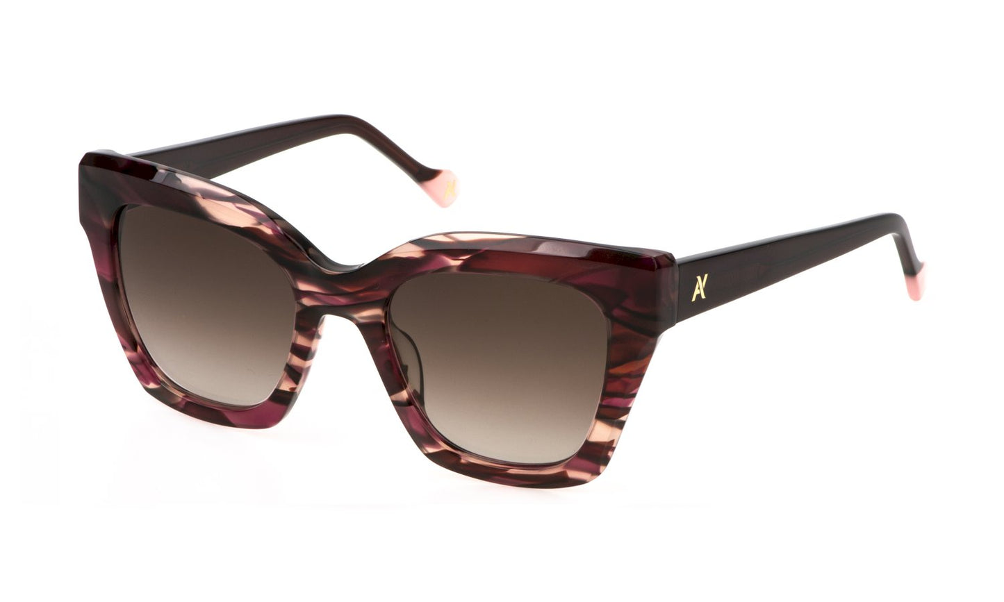 Sonnenbrille yalea - Sya142 - 0ACH - GRAD.STRIPED POWDER/BROWN - Größe 52