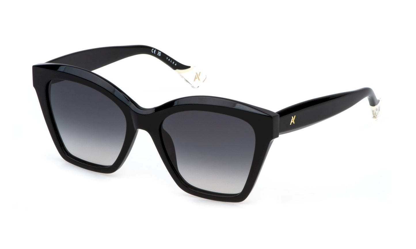 Sonnenbrille yalea - Sya154 - 0700 - SHINY BLACK - Größe 54