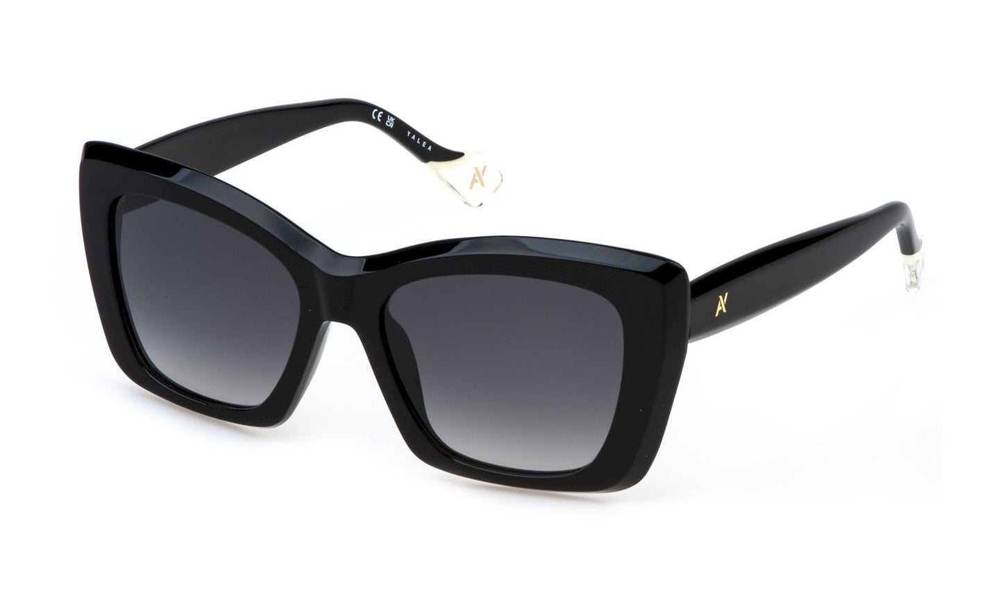 Sonnenbrille yalea - Sya155 - 0700 - SHINY BLACK - Größe 53