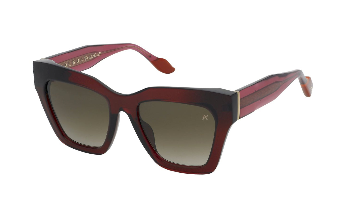 Sonnebrille yalea frida kahlo Sya175 - 0V64 - SHINY TRANSP.BORDEAUX RED - Größe 52