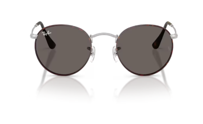 Sonnenbrille Ray Ban - 0RB3447 - Round metal - 9277B1 - Matte havana on matte silver - Größe(n) 53 (L) - Sofort Lieferbar