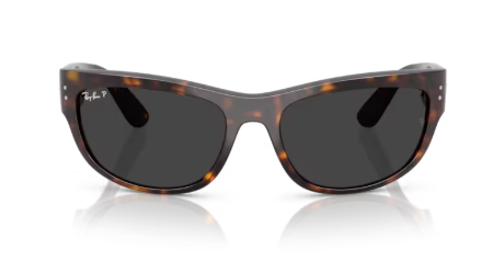 Sonnenbrille Ray Ban 0RB2289 - Mega balorama - 902/48 - Havana - Größe(n) 63 (XL) - Polar schwaz