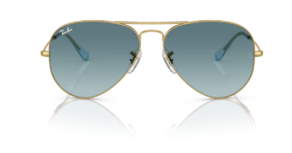 Sonnenbrille Ray Ban - 0RB3025 - Aviator large metal - 001/3M - Gold - Größe(n) 62 (XXL)