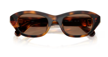 Sonnenbrille Swarovski- 0SK6036U - 100273 - Havana - Größe(n) 50 (XS)