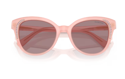 Sonnenbrille Swarovski- 0SK6031 - 10317N - Rosa milchig - Größe(n) 53 (L)
