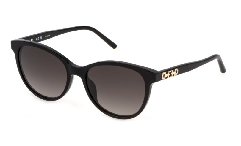 Sonnenbrille Escada - Sese 60s - sunglasses escada - 0700 - SHINY BLACK - 55- 140