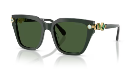 Sonnenbrille Swarovski- 0SK6041 - 102671 - Dunkelgrün - Größe(n) 53 (XL)