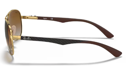Sonnebrille Ray Ban- 0RB8313 001/51 - CARBON FIBRE - Arista gold- Größe: 61