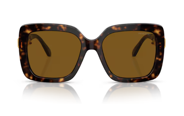 Sonnenbrille Swarovski 0SK6001 - 100283 - Havana - Farbe Havana Glaseigenschaften Polarisierend