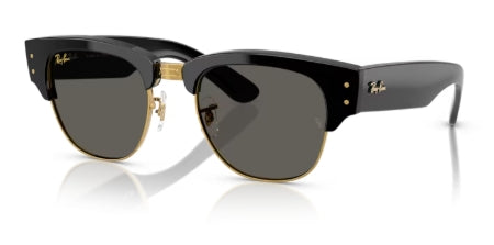 Sonnenbrille RAY BAN - 0RB0316S - Mega clubmaster - 6826J5 - Schwarz auf gold - Größe(n) 50 (L)