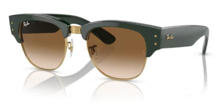 Sonnenbrille RAY BAN - 0RB0316S - Mega clubmaster - 136851 - Grün auf gold  - Größe(n) 50 (L)
