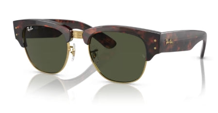 Sonnenbrille RAY BAN - 0RB0316S - Mega clubmaster - 990/31 - Schildpatt auf gold - Größe(n) 53 (XL)