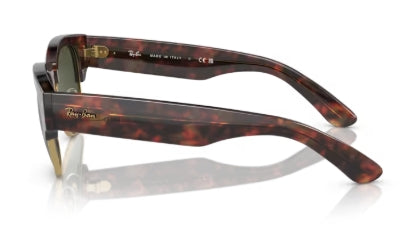 Sonnenbrille RAY BAN - 0RB0316S - Mega clubmaster - 990/31 - Schildpatt auf gold - Größe(n) 53 (XL)