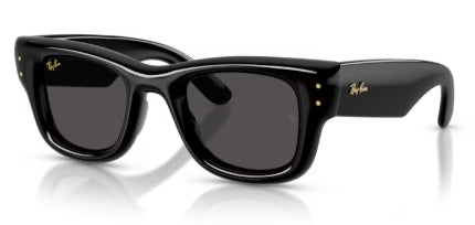Sonnenbrille RAY BAN - 0RB4940 - Wayfarer puffer 601/87- Schwarz - Größe(n) 47 (M)