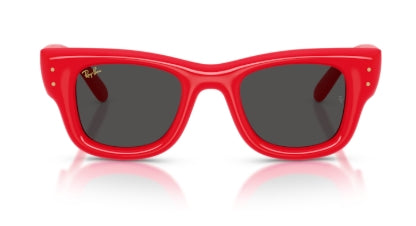 Sonnenbrille RAY BAN - 0RB4940 - Wayfarer puffer 683187- Rot - Größe(n) 47 (M)