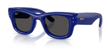 Sonnenbrille RAY BAN - 0RB4940 - Wayfarer puffer 683387 - Blau - Größe(n) 47 (M)