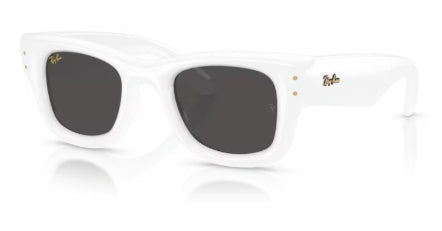 Sonnenbrille RAY BAN - 0RB4940 - Wayfarer puffer 671/87 - Weiß - Größe(n) 47 (M)