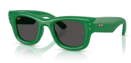 Sonnenbrille RAY BAN - 0RB4940 - Wayfarer puffer 683487 - Grün - Größe(n) 47 (M