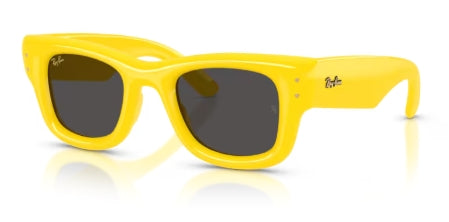 Sonnenbrille RAY BAN - 0RB4940 - Wayfarer puffer 683087 - Gelb - Größe(n) 47 (M)