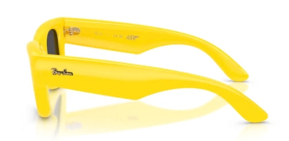 Sonnenbrille RAY BAN - 0RB4940 - Wayfarer puffer 683087 - Gelb - Größe(n) 47 (M)