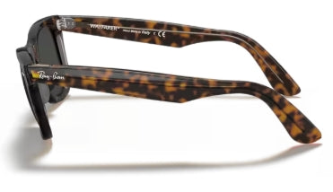 Sonnenbrille RAY BAN - 0RB2140 - Wayfarer 1292B1 - Havana auf braun transparent - Größe(n) 50 (L)