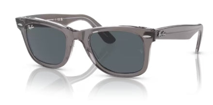 Sonnenbrille RAY BAN - 0RB2140 - Wayfarer 6773R5 - Grau auf transparent - Größe(n) 50 (L)