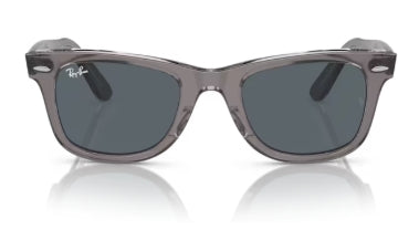 Sonnenbrille RAY BAN - 0RB2140 - Wayfarer 6773R5 - Grau auf transparent - Größe(n) 54 (XXL)
