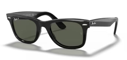 Sonnenbrille RAY BAN - 0RB2140 - Wayfarer - 901/58 - Schwarz - Glasfarbe Grün -Polarisiert - Größe(n) 54 (XXL)