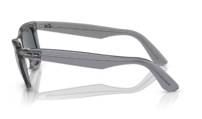 Sonnenbrille RAY BAN - 0RB2140 - Wayfarer -  Grau transparent - Größe(n) 50 (L)