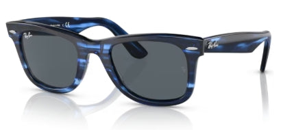 Sonnenbrille RAY BAN - 0RB2140 - Wayfarer - 1361R5 - Blau gestreift - Größe(n) 50 (L)