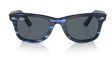 Sonnenbrille RAY BAN - 0RB2140 - Wayfarer - 1361R5 - Blau gestreift - Größe(n) 50 (L)
