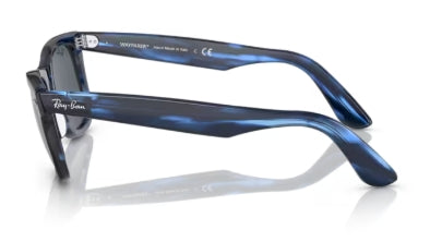 Sonnenbrille RAY BAN - 0RB2140 - Wayfarer - 1361R5 - Blau gestreift - Größe(n) 50 (L)