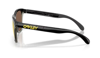 Sonnenbrille OAKLEY - 0OO9284 - Frogskins range - 928418 - Schwarz glänzend - Größe(n) 55 (L)
