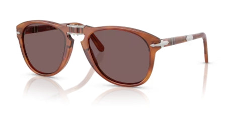 Sonnenbrille PERSOL -  0PO0714SM - Steve mcqueen - 96/53 - Terra di siena - Größe(n) 54 (L)