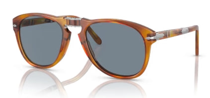 Sonnenbrille PERSOL - 0PO0714SM - Steve mcqueen - 96/56 - Hellhavana - Größe(n) 54 (L)