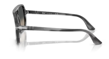Sonnenbrille PERSOL - 0PO3328S - 119271 - Grau gestreift - Größe(n) 58 (XL)