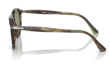 Sonnenbrille PERSOL - 0PO3286S - 11564E - Grün gestreift - Größe(n) 53 (M)