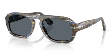 Sonnenbrille PERSOL - 0PO3369S - 1222R5 - Frost grey/nautical blue - Größe(n) 56 (XL)
