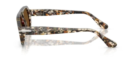 Sonnenbrille PERSOL - 0PO3369S - 122157 - Amber brown/pirate black - Größe(n) 54 (L)