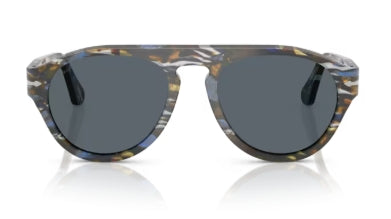 Sonnenbrille PERSOL - 0PO3370S - 1222R5 - Frost grey/nautical blue - Größe(n) 56 (XL)