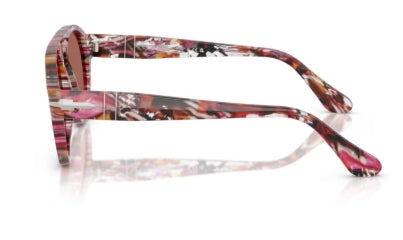 Sonnenbrille PERSOL - 0PO3370S - 1220H2 - Cyclamen/khaki - Größe(n) 53 (M)